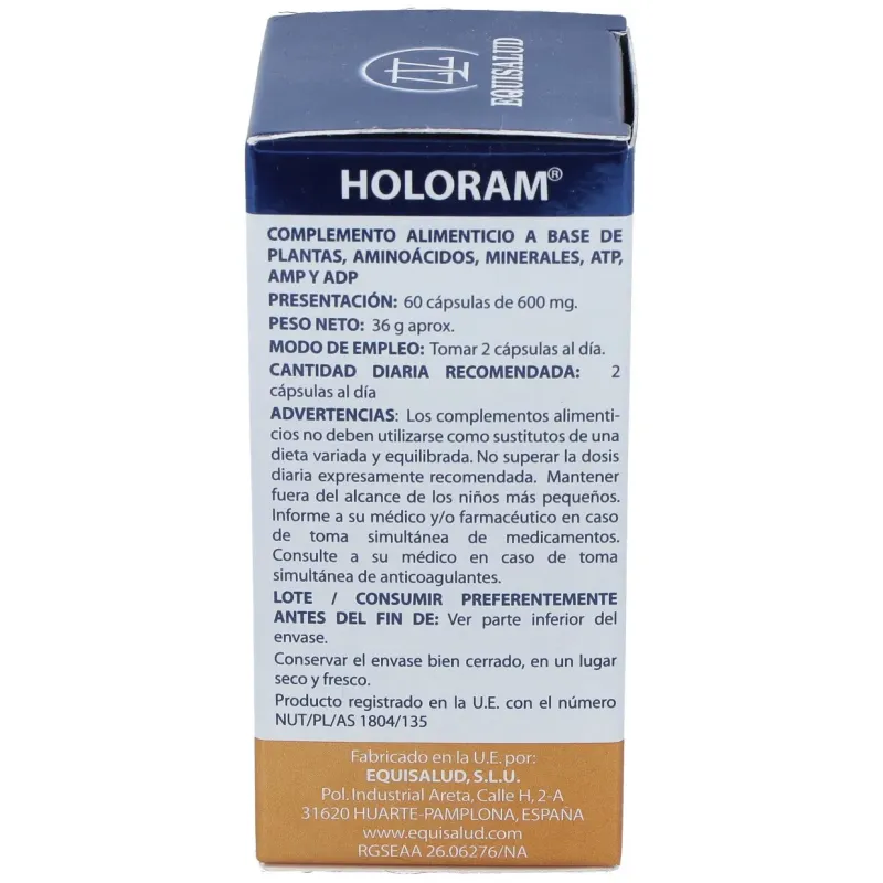 Holoram alegrum 60cap. | Farmacia Barata