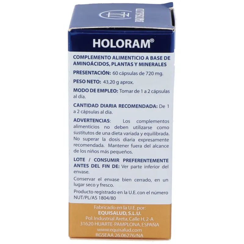 Equisalud holoram optimum 60caps | Farmacia Barata