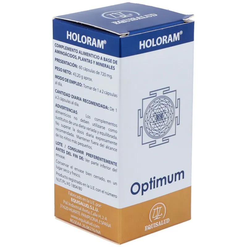 Equisalud holoram optimum 60caps | Farmacia Barata
