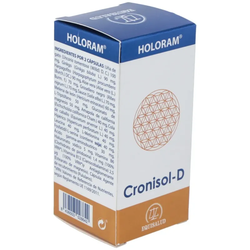 Holoram cronisol-d (cronidol) 60cap. | Farmacia Barata