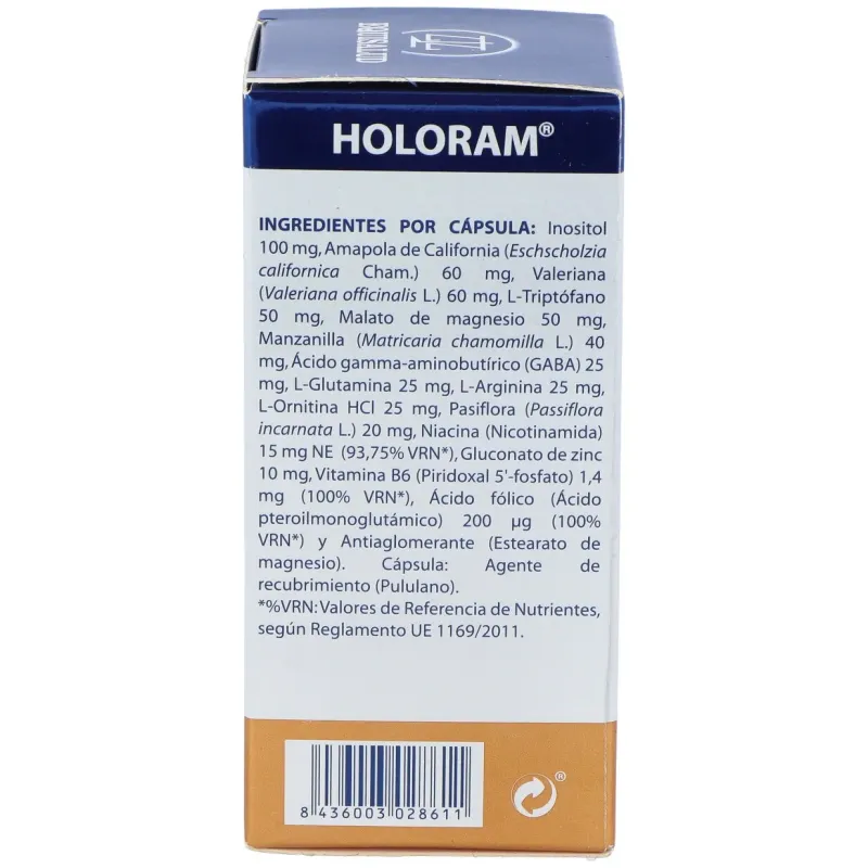 Holoram dormisol 60cap. | Farmacia Barata