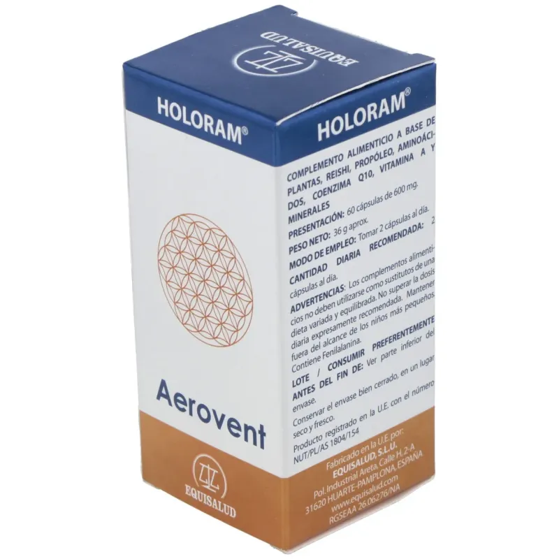 Holoram aerovent 60cap. | Farmacia Barata