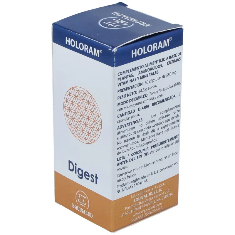 Equisalud holoram digest 60caps | Farmacia Barata