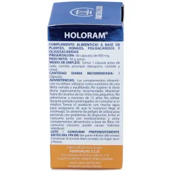 Holoram foodbiotic - equisalud - 60 cápsulas. | Farmacia Barata