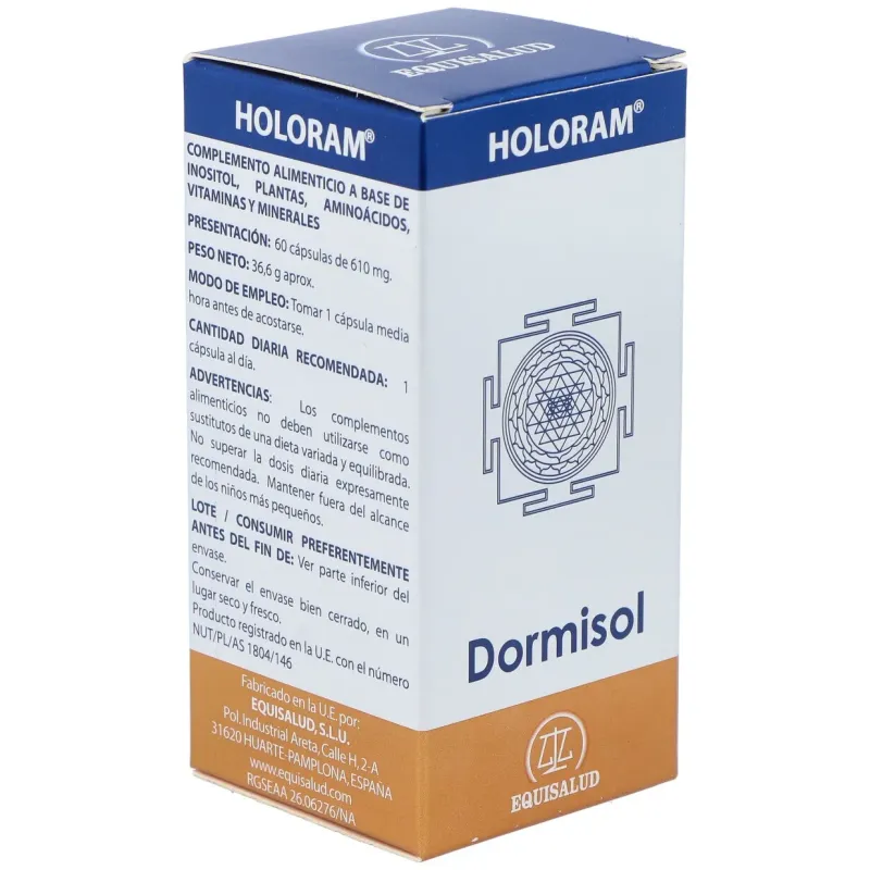 Holoram dormisol 60cap. | Farmacia Barata