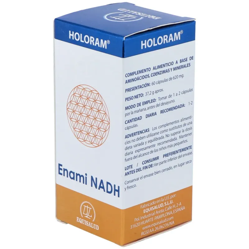 Holoram enami nadh - equisalud - 60 cápsulas | Farmacia Barata