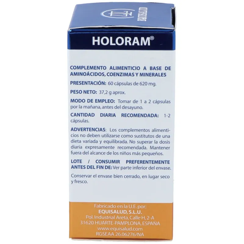 Holoram enami nadh - equisalud - 60 cápsulas | Farmacia Barata