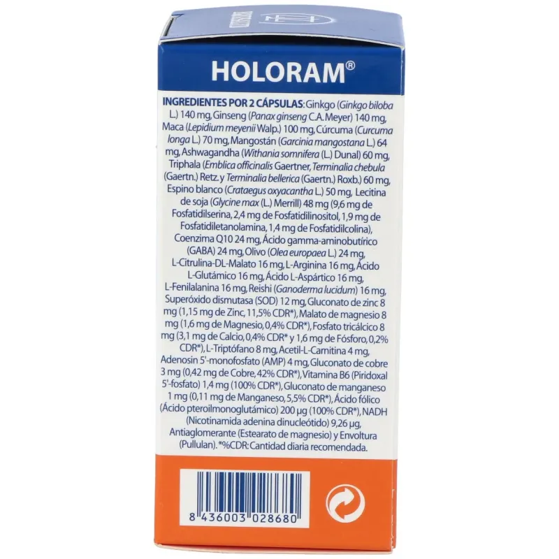 Equisalud holoram cerevitan 60 cápsulas | Farmacia Barata