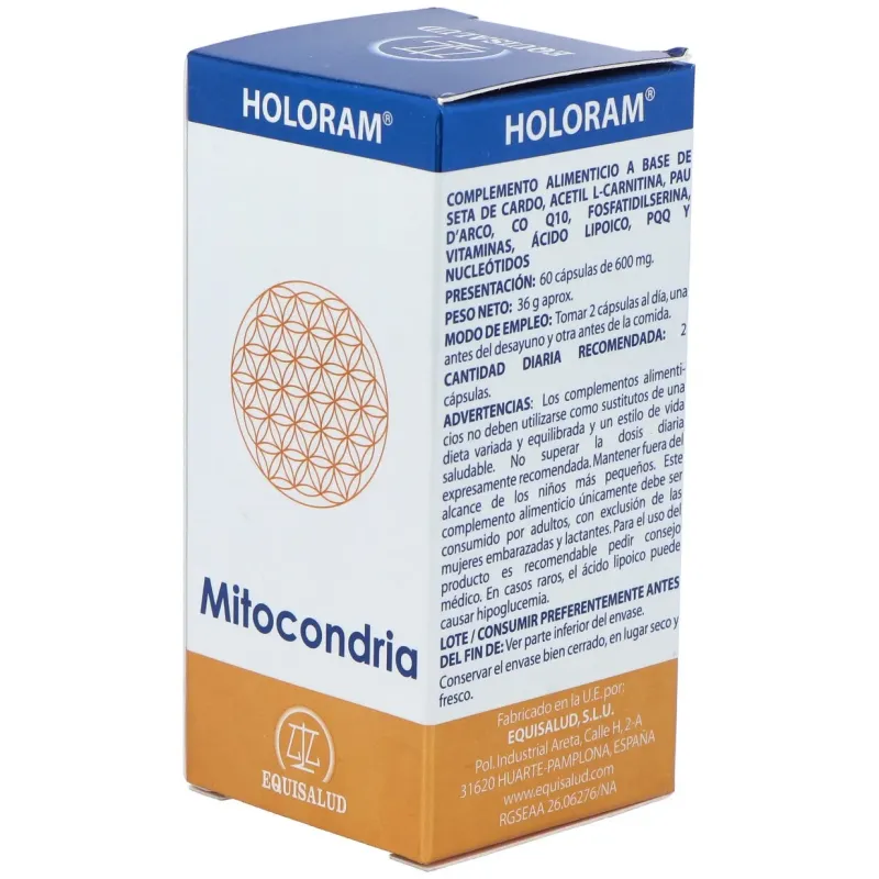 Equisalud holoram mitocondria 60 cápsulas | Farmacia Barata