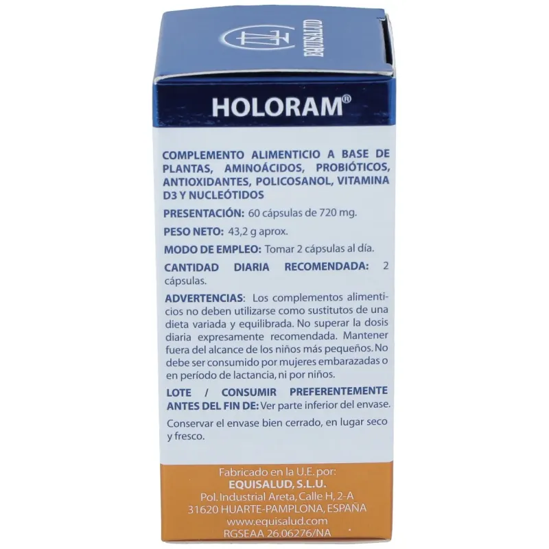 Holoram sindromet - equisalud - 60 cápsulas. | Farmacia Barata