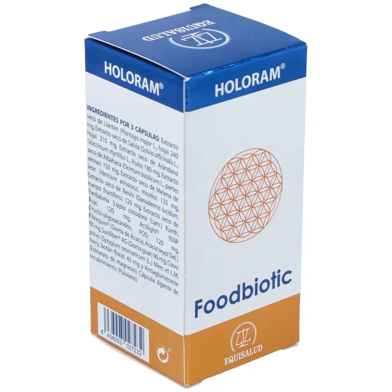 Holoram foodbiotic - equisalud - 60 cápsulas. | Farmacia Barata