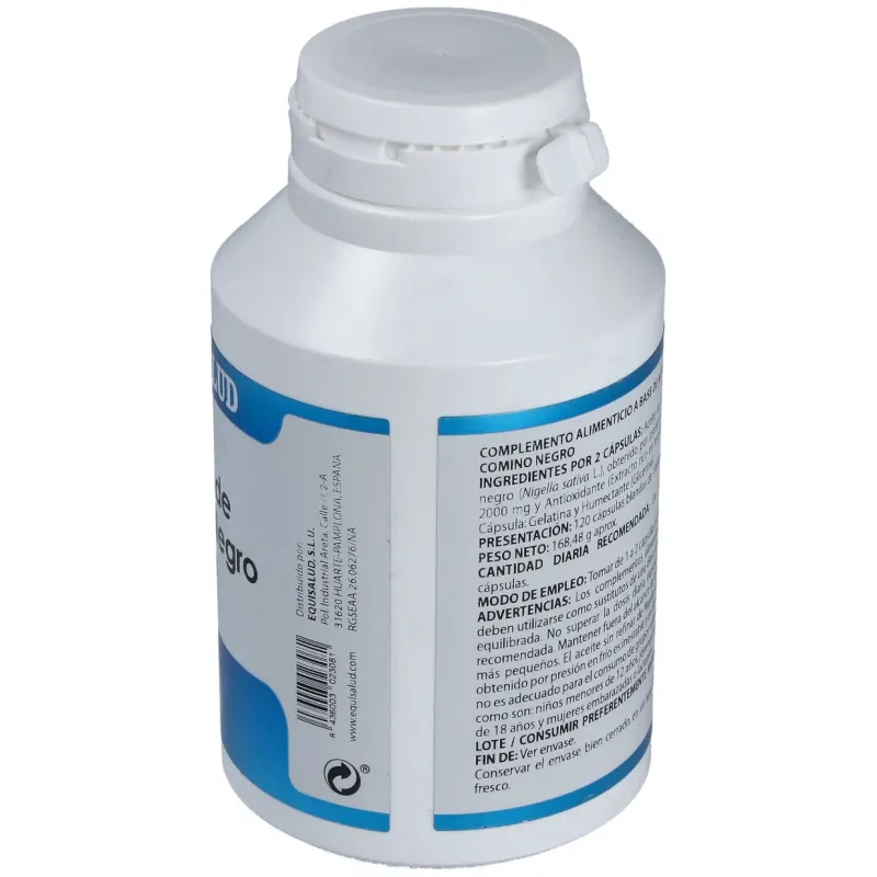 Equisalud aceite de comino negro 1.000mg 120cáps | Farmacia Barata