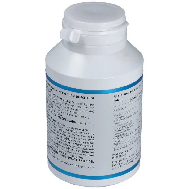 Equisalud aceite de comino negro 1.000mg 120cáps | Farmacia Barata