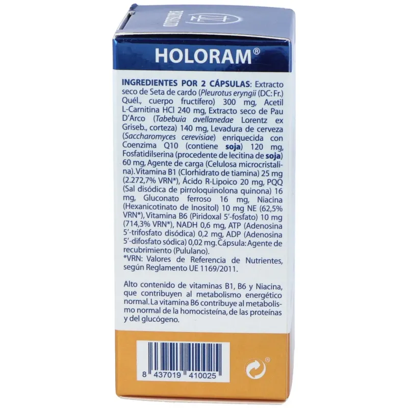 Equisalud holoram mitocondria 60 cápsulas | Farmacia Barata