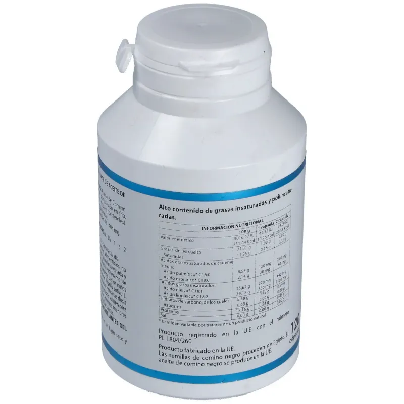 Equisalud aceite de comino negro 1.000mg 120cáps | Farmacia Barata