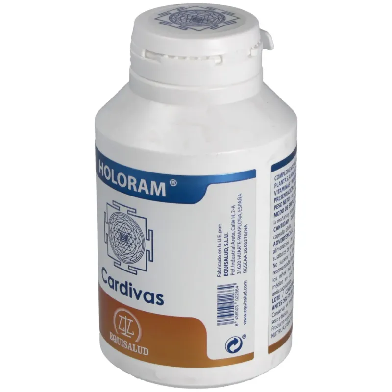 Equisalud holoram cardivas 180caps | Farmacia Barata