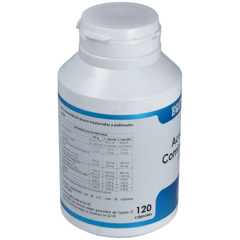 Equisalud aceite de comino negro 1.000mg 120cáps | Farmacia Barata