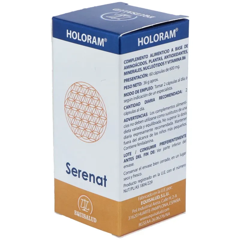 Holoram serenat 60cap. | Farmacia Barata