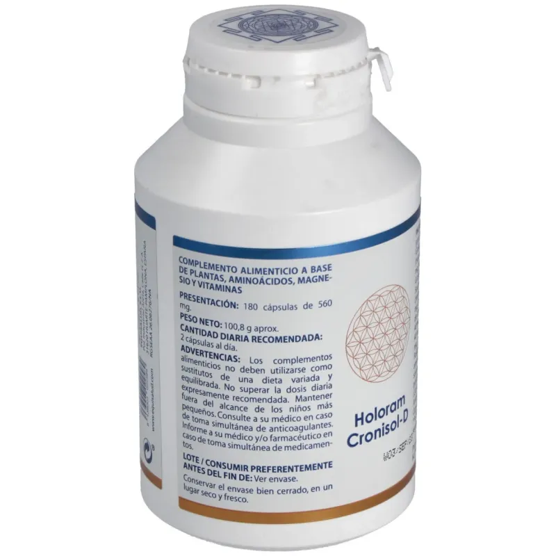 Holoram cronisol-d (cronidol) 180cap. | Farmacia Barata