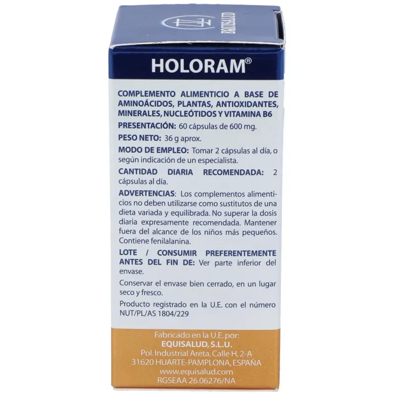 Holoram serenat 60cap. | Farmacia Barata
