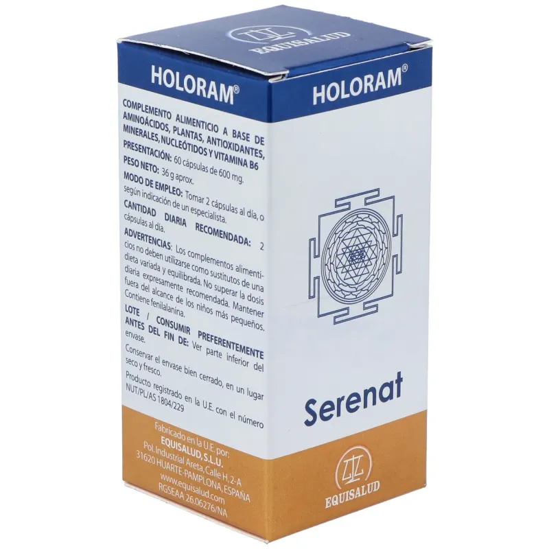 Holoram serenat 60cap. | Farmacia Barata