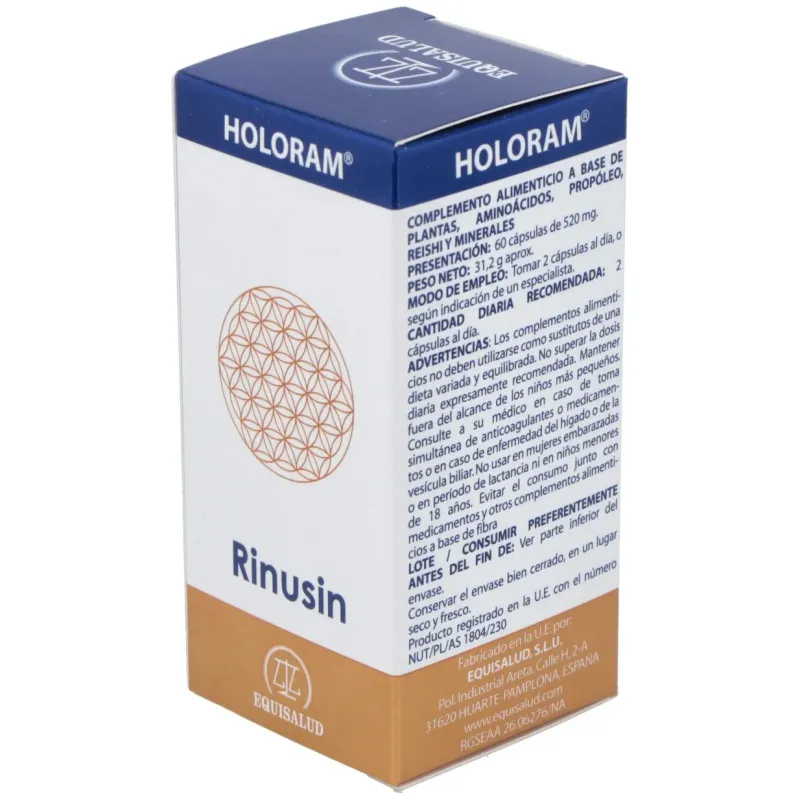 Holoram rinusin 60cap. | Farmacia Barata