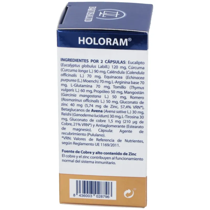 Holoram rinusin 60cap. | Farmacia Barata