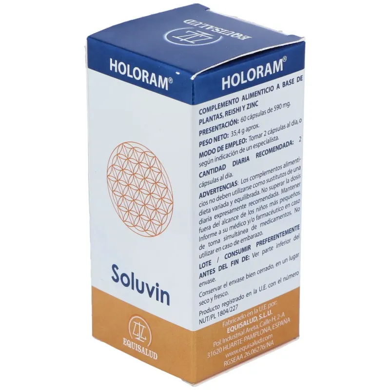 Holoram soluvin 60cap. | Farmacia Barata