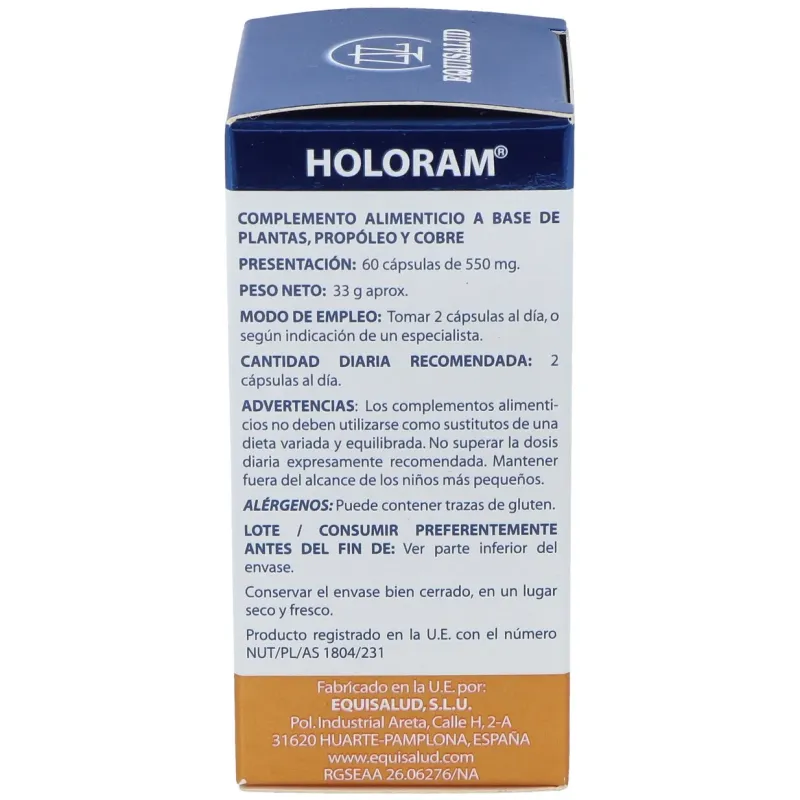 Holoram soluban 60cap. | Farmacia Barata