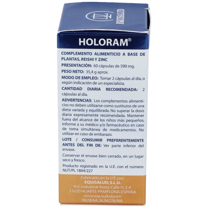 Holoram soluvin 60cap. | Farmacia Barata