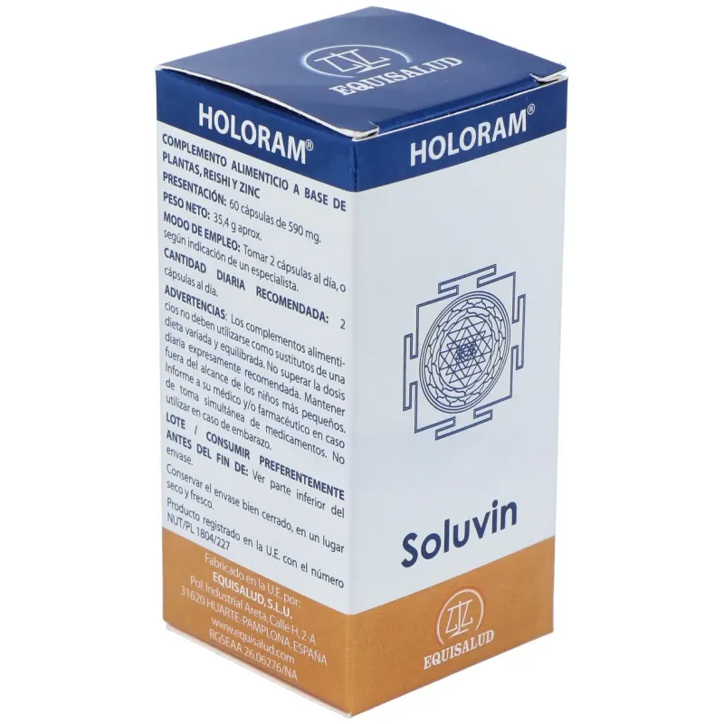 Holoram soluvin 60cap. | Farmacia Barata