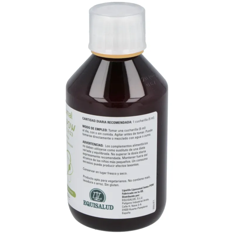 Liposomal immu-pow 250ml. lipolife | Farmacia Barata Liposomal immu-pow 250ml. lipolife | Farmacia Barata