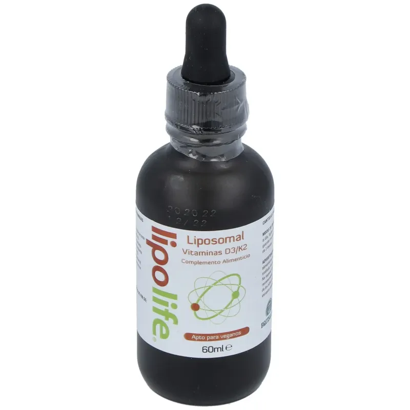 Liposomal vitaminas d3/k2 60ml. lipolife | Farmacia Barata