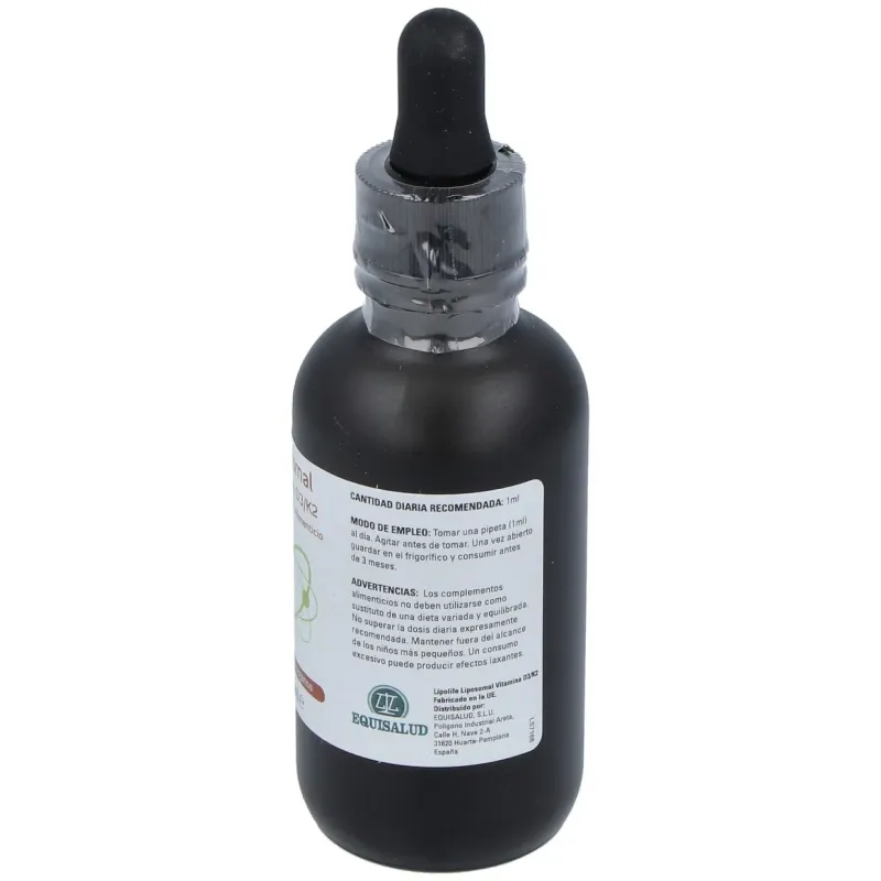 Liposomal vitaminas d3/k2 60ml. lipolife | Farmacia Barata