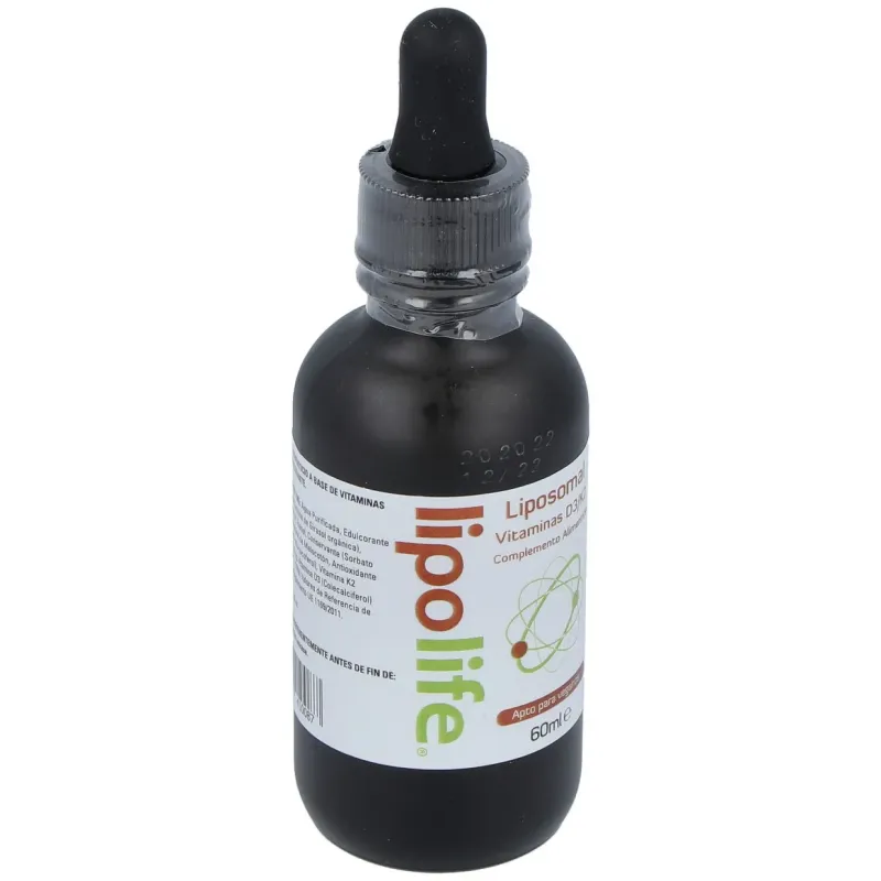 Liposomal vitaminas d3/k2 60ml. lipolife | Farmacia Barata