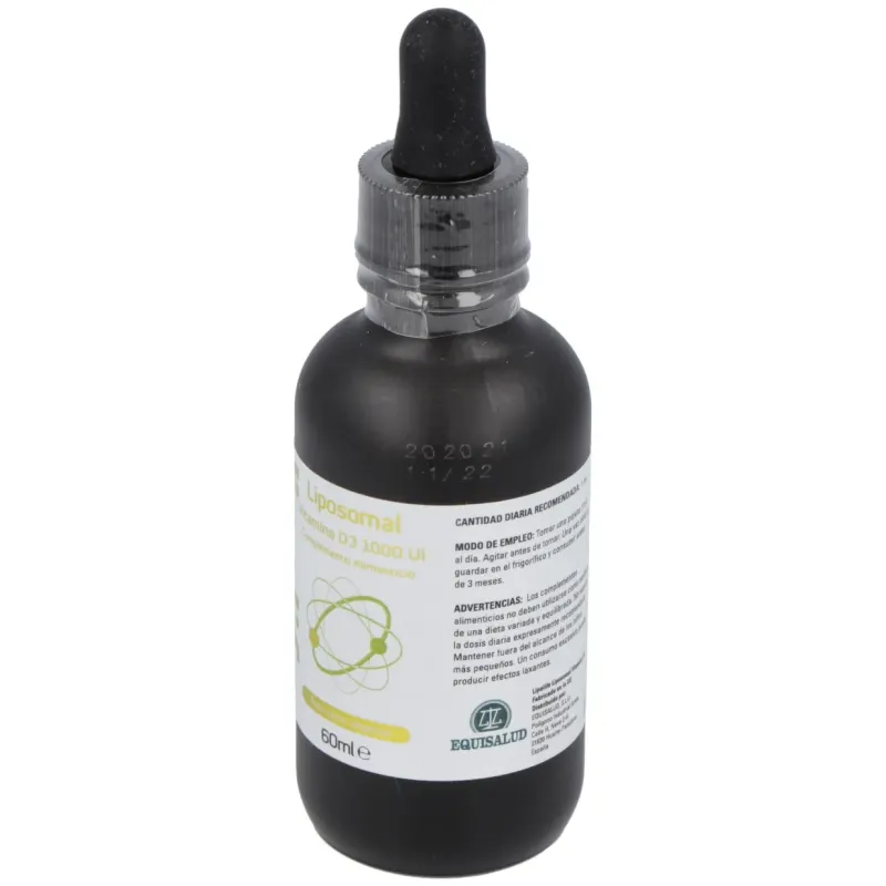 Equisalud lipolife liposomal vitamina d3 1000 ui 60ml | Farmacia Barata