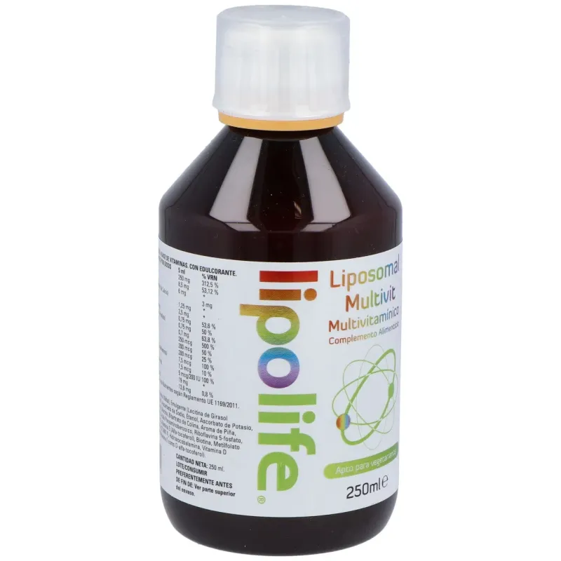 Liposomal multivit 250ml. lipolife | Farmacia Barata
