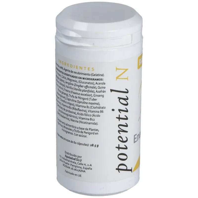 Equisalud potential n energyvital 60caps | Farmacia Barata