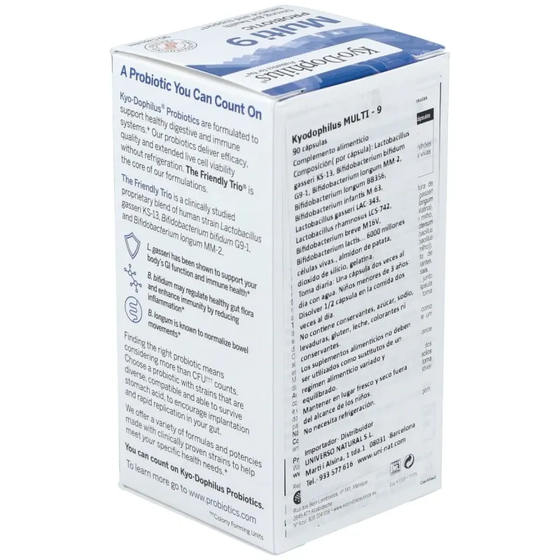 Kyo-dophilus 9 estirpes 90cap. | Farmacia Barata