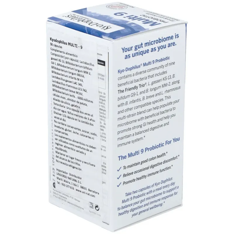 Kyo-dophilus 9 estirpes 90cap. | Farmacia Barata