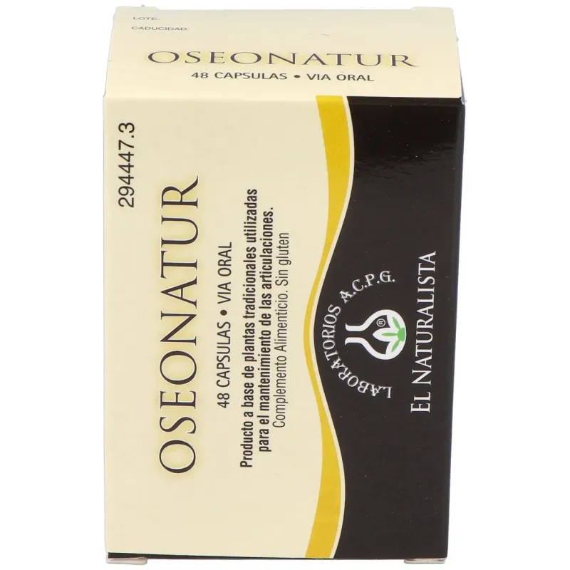 El naturalista oseonatur 48cáps | Farmacia Barata