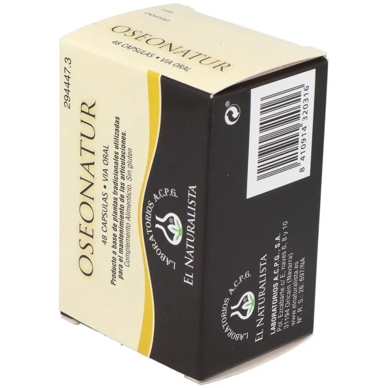 El naturalista oseonatur 48cáps | Farmacia Barata