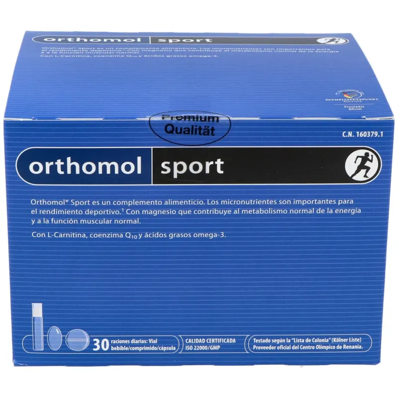 Orthomol sport 30 amp.beb. | Farmacia Barata