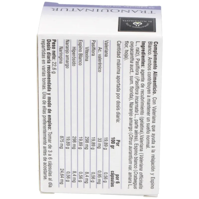 Tranquinatur 48cap. | Farmacia Barata