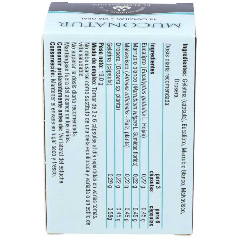 Muconatur 48cap. | Farmacia Barata