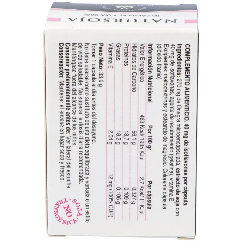 El naturalista natursoja con onagra 60cáps | Farmacia Barata El naturalista natursoja con onagra 60cáps | Farmacia Barata