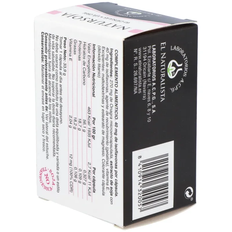 El naturalista natursoja con onagra 60cáps | Farmacia Barata El naturalista natursoja con onagra 60cáps | Farmacia Barata