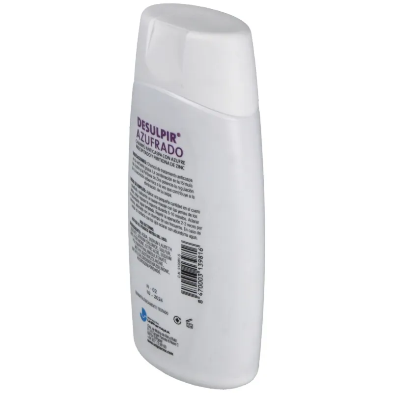 Unipharma desulpir® azufrado 200ml | Farmacia Barata Unipharma desulpir® azufrado 200ml | Farmacia Barata