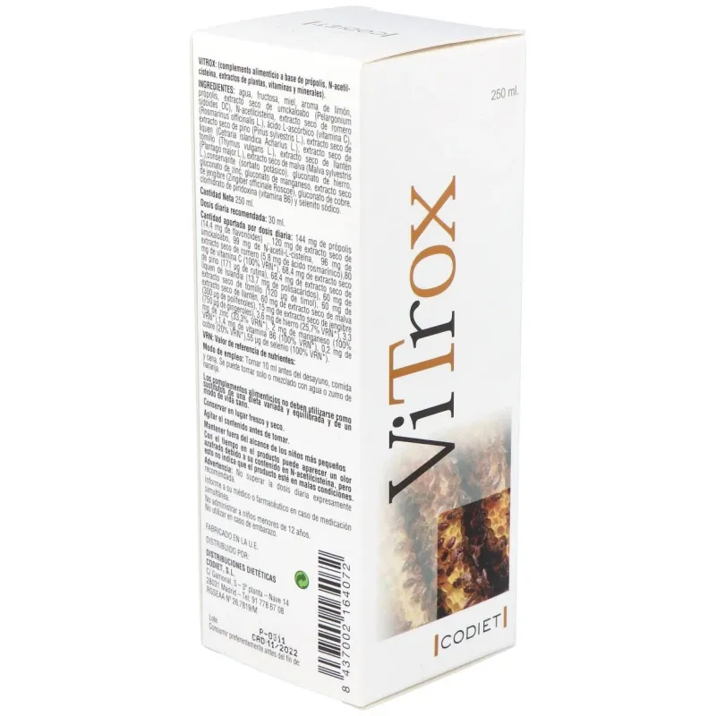 Codiet vitrox jarabe 250ml | Farmacia Barata