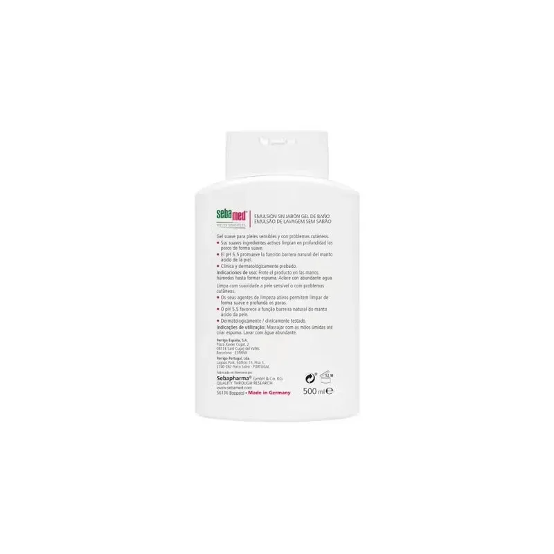 Emulsion sin jabon gel de baño 500ml. | Farmacia Barata Emulsion sin jabon gel de baño 500ml. | Farmacia Barata